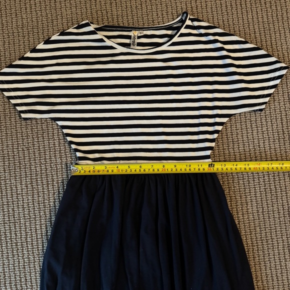 Navy Striped Maxi Dress - Picture 7 of 7
